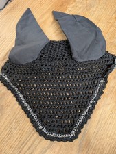 Fliegenhaube, Fliegenohren, Schwarz  Gr. WB,