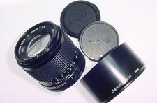 Canon 100mm F/2.8 FD Manual Focus Portrait Objektiv - Top
