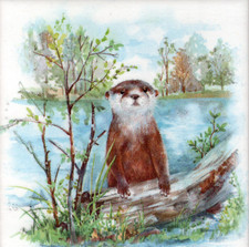 Dekobild Otter Landschaft