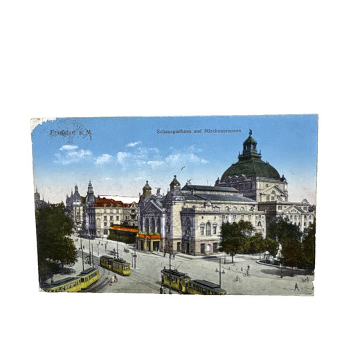 Postkarte frankfurt - postkarte,