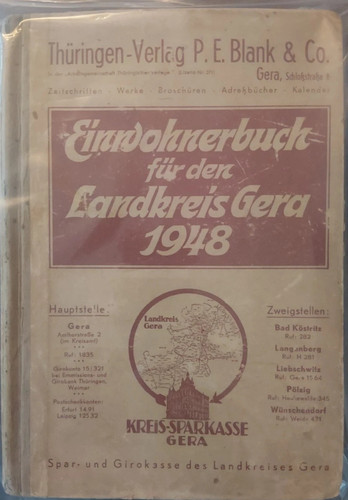 Original einwohnerbuch vom - einwohnerbuch,