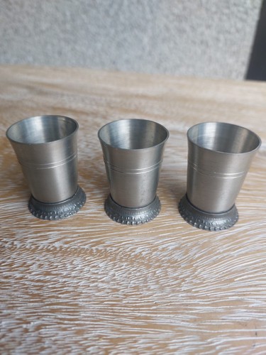 Zinn schnaps becher - 3,