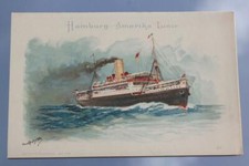 NORDDEUTSCHE LLOYD LINE SELTENE & SCHÖNE MENÜ SS KONIG WILHELM II 02.11.07