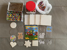 TOP! Großes Bügelperlen Set Hama Ikea Steckplatten Inspirationsheft 11 midi Heft