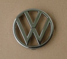 ★ VW Golf 2 Emblem chrom 7 Rippen Grill Kühlergrill Frontgrill Logo Zeichen GTI★
