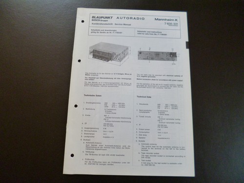 Original service manual - original,