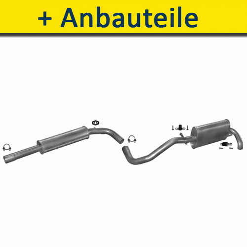 Auspuff auspuffanlage für - auspuff,