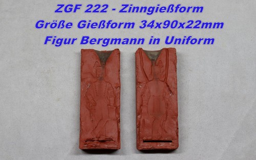 Zinngießform bergmann in - bergmann,