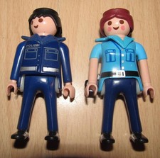 Playmobil 2 x Polizist, Polizei Bespielter Zustand