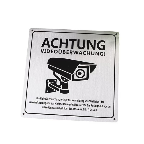 Videoüberwachungsschild,Über