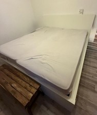 Malm Bett Ikea 180x200 cm weiß Top Zustand schon abgebaut! Abholung 45481 MH