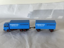 Wiking  Werbemodell FESTO PNEUMATIC MB Hängerzug