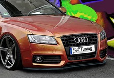 Spoilerschwert Frontspoiler Lippe Cuplippe aus ABS für Audi A5 B8 mit ABE