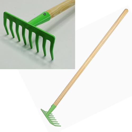 Kinder gartenharke aus metall - kinder,