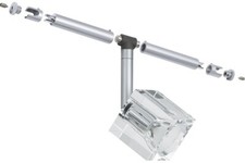 6 x Paulmann Seil- und Schienensystem Spot IceCube 1x35W Halogen innkl. GU4 Chro