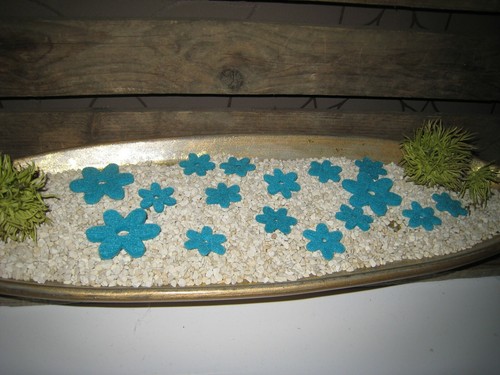 Dekoblumen filz blumen zum - 16,