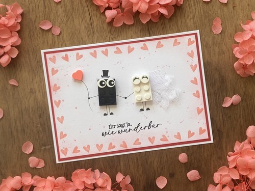 Glückwunschkarte zur hochzeit - glückwunschkarte,