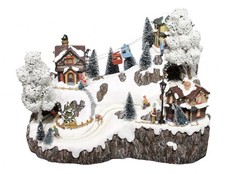 Winterszene Seilbahn &