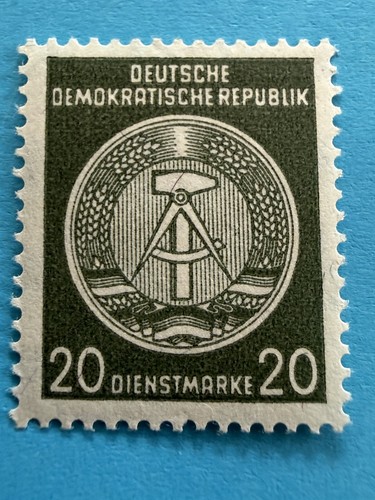 Briefmarke ddr - briefmarke, pf.
