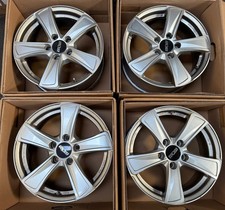 4x Oxxo Kallisto 6.5 X 16 Zoll 5 X 112 ET 33 Silber ECE Audi Seat Skoda VW RDKS