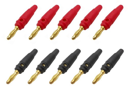 10x bananenstecker 4mm - 10x,