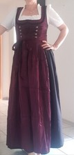 Turi Landhaus Dirndl Gr. 38/40 edel bordeaux schwarz neuwertig