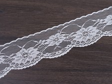 5m Spitze / Spitzenborte 60mm  [0,90€/m] Polyester Borte Spitzenband Polyester