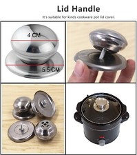 Küche Ersatz Kochgeschirr Topf Topf Verbrühschutz Deckel Abdeckung Knopf Griff Werkzeug