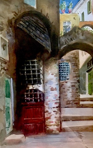 Aquarell venedig sign - aquarell, -venedig-