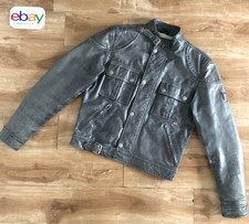 Belstaff COUGAR CENTAUR leather jacket, GoldLabel, antique gray, size M