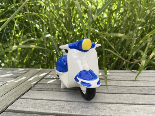 Keramik spardose roller - keramik, vespa