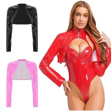Damen Bikerjacke PVC Weste