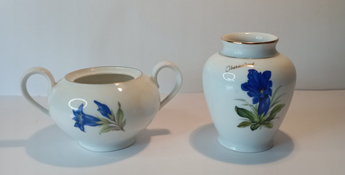 Vase zuckerdose enzian - zuckerdose,