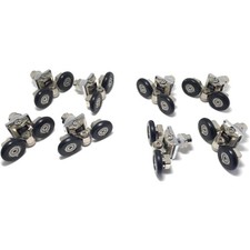 Duschkabinen Rollen 8 Stück Zinklegierung 25 mm Durchmesser