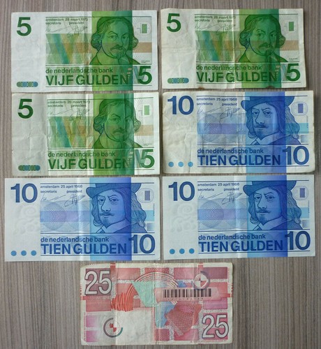 Banknote niederlande lot - , 3