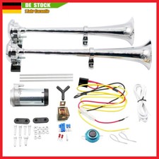 LKW Hupe 600db Super Laut Doppelhorn Autohupe mit Kompressor Lufthorn 12V PKW