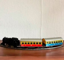 DDR Spielzeug Eisenbahn Personenzug Spur S im Originalkarton & funktioniert