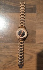 Metall Damen Armbanduhr Rosegold Neu ohne Batterie