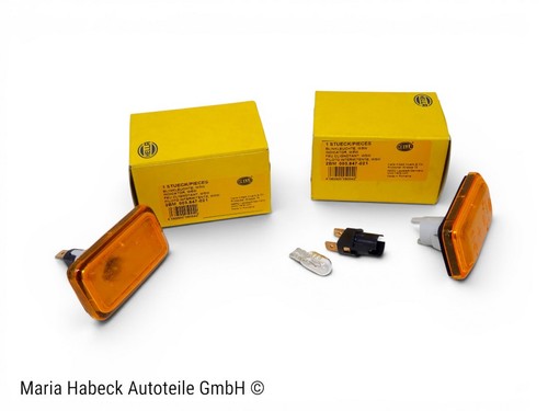 Hella seitenblinker orange set - seitenblinker,