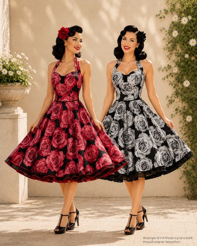 50er jahre petticoatkleid mit - 50er,