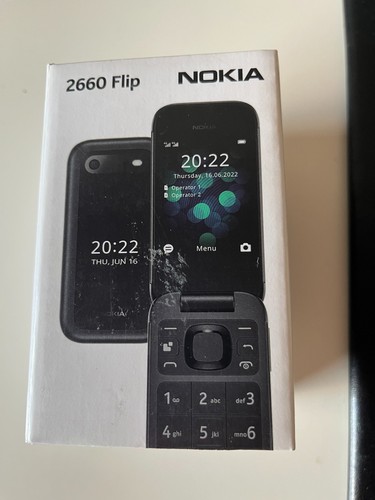 Nokia 2660 flip - black, 2.8"