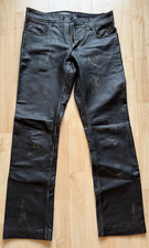 BELO 5 Pocket Lederhose - Biker Motorrad Leder Jeans Hose Bluf Gay