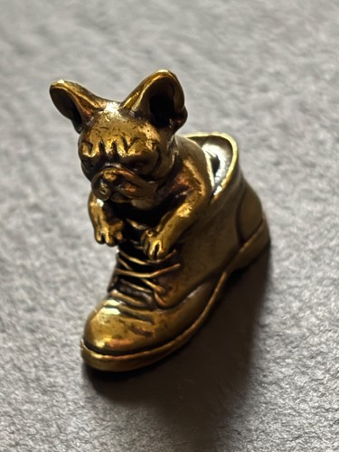 Hund stiefel aus messing - hund,