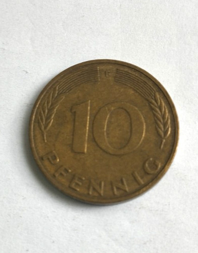 Brd pfennig 1988 messing - brd,