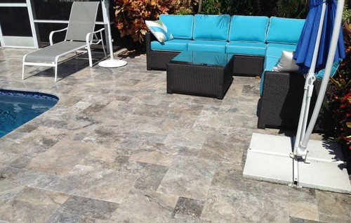 Terrassenplatten travertin - terrassenplatten,