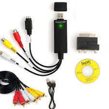 USB 2.0 Digital Audio Video Capture Grabber VHS-DVD TV Konverter Karte Neu