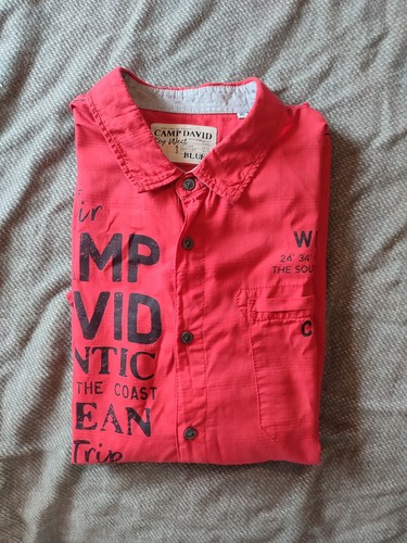 Camp david kurzarm hemd - david,