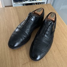 Alden Full Brogue Pferdeleder Herren Schuhe Schwarz Größe 11 Neupreis 1.200€