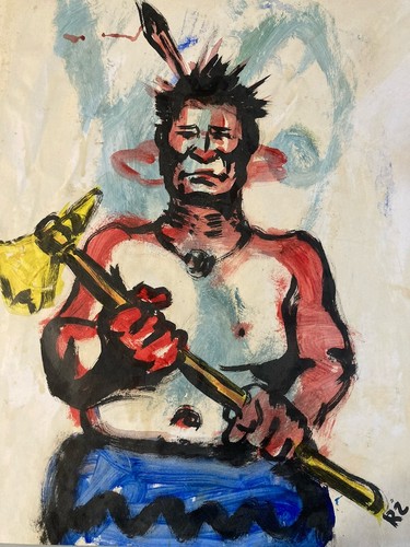 Schönes gemälde gouache - schönes,