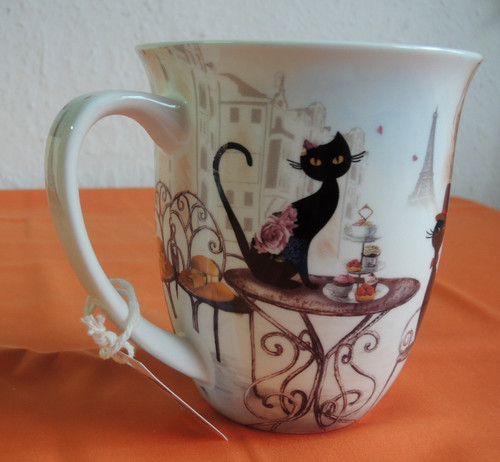 Porzellan tassen katzen - porzellan,